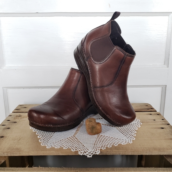 **SOLd*thankyou🌹HTF Dansko Frankie☆Antique Burnished Brown☆EU39 /US 8.5-9 - Picture 14 of 14